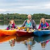 Family kayaking.