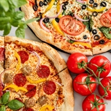 Pizza at Dells Bistro.