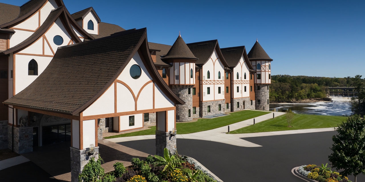 Rendering of Dellshire Resort entrance