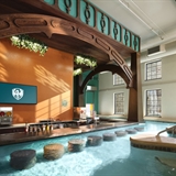 Serpent's Bay swim-up bar at Dellshire Resort