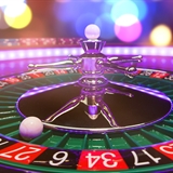 Roulette machine.