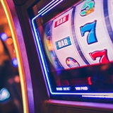 Slot machine.