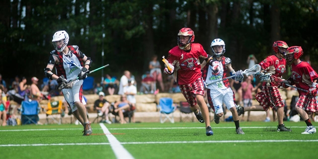 Lacrosse outdoor game at Woodside.