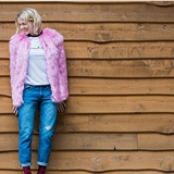 A fashion model.