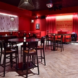 Various seating options at Redd's Piano Bar.